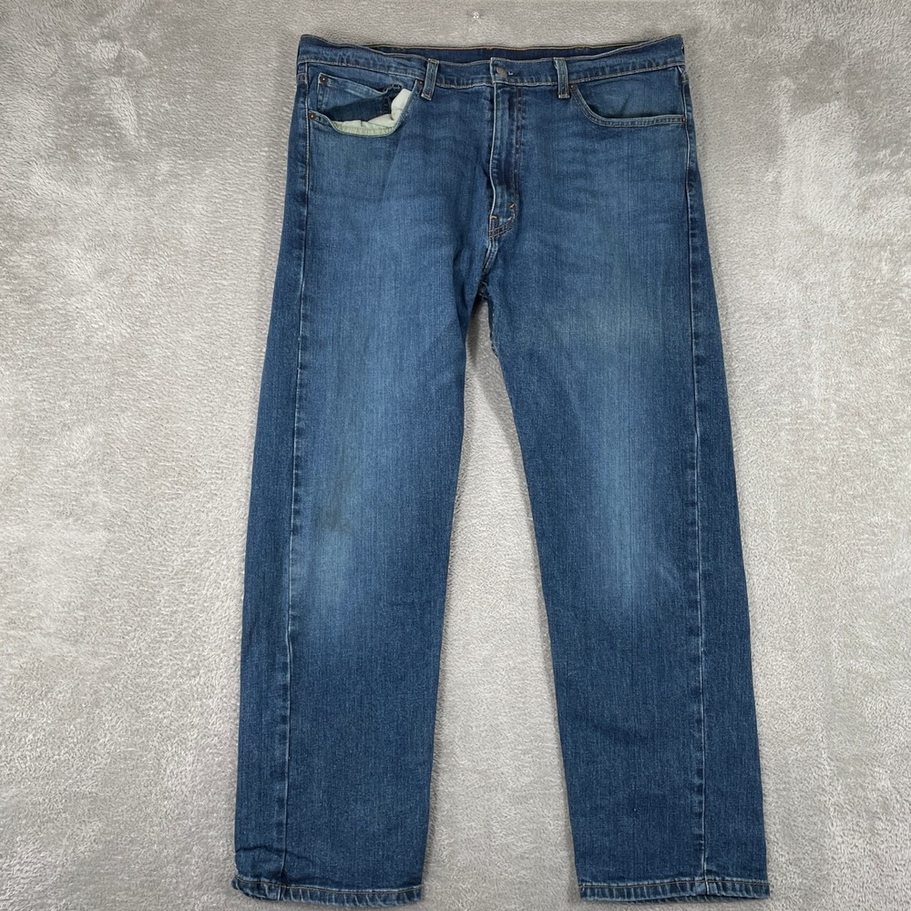 Levis 505‎ Jeans Mens 38x30 Blue Denim Straight Leg